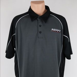 Hoyt Archery Team Hoyt Mens XL Gray Polo Shirt